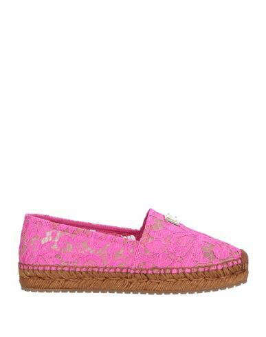 Dolce & gabbana Woman Espadrilles Fuchsia Viscose, Cotton, Polyamide Cover