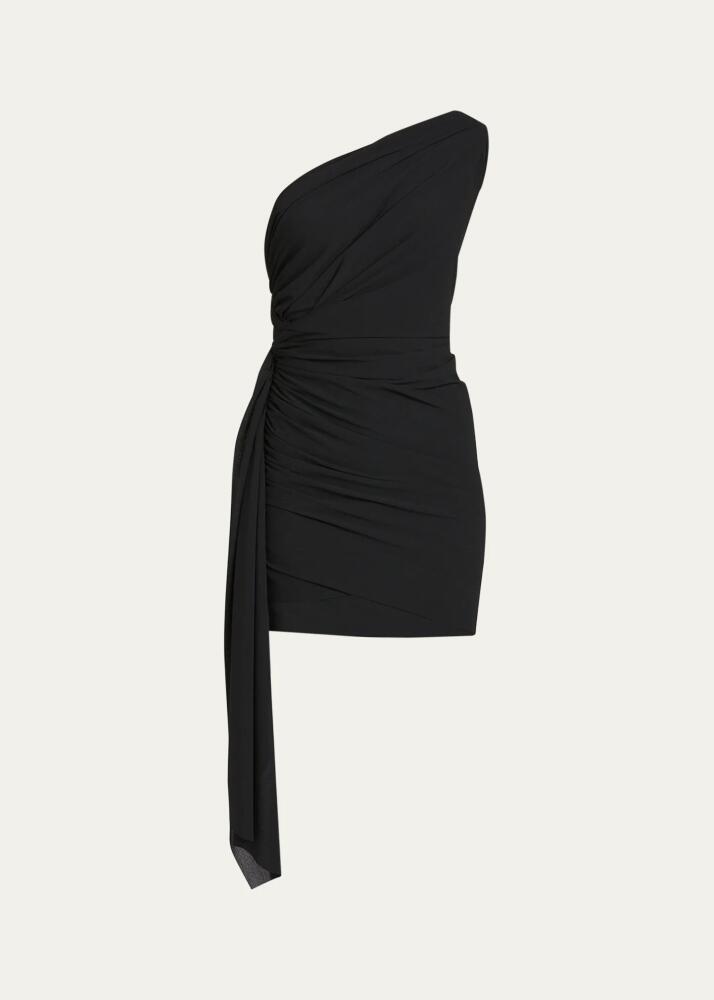 Balenciaga Twisted One-Shoulder Mini Dress Cover