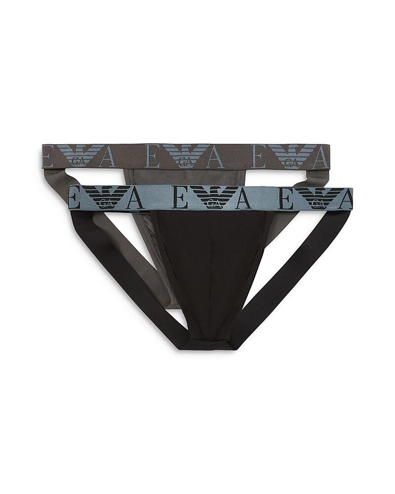 Emporio Armani Bold Monogram Jock Strap, 2 Pack Cover