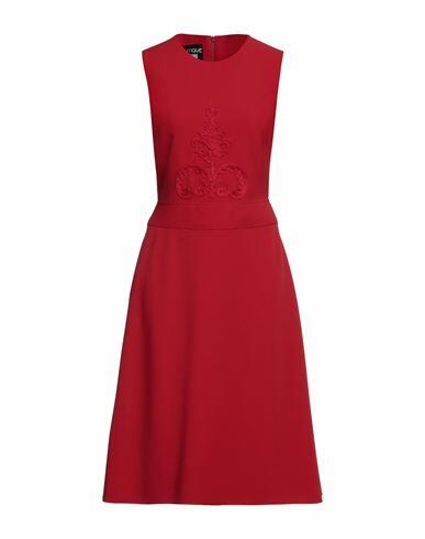 Boutique Moschino Woman Midi dress Red Polyester, Elastane Cover