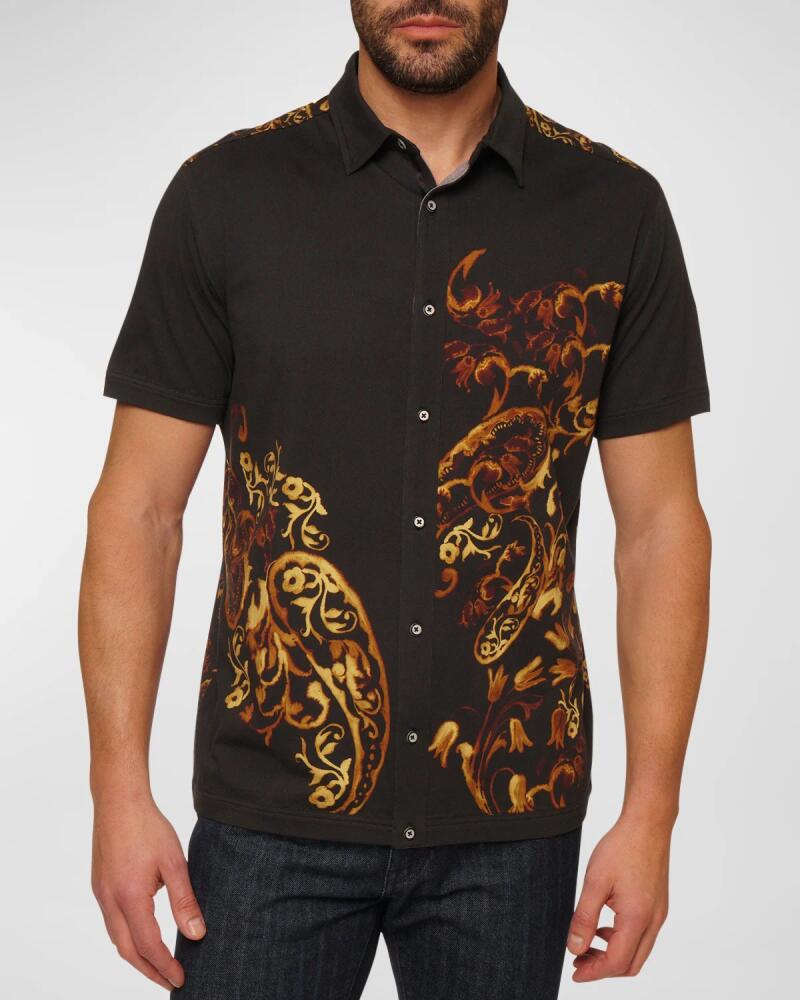 Robert Graham Men's Hadrian Short-Sleeve Shirt Cover