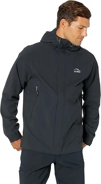 L.L.Bean Cresta Stretch Rain Jacket (Black) Men's Clothing Cover