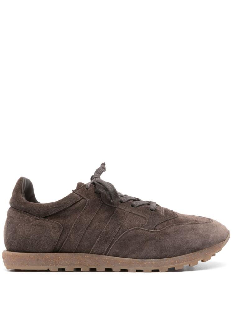 Alberto Fasciani suede low-top sneakers - Brown Cover