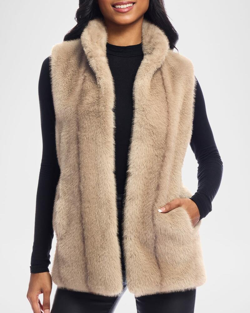 Fabulous Furs Signature Faux-Fur Vest - Inclusive Sizing Cover