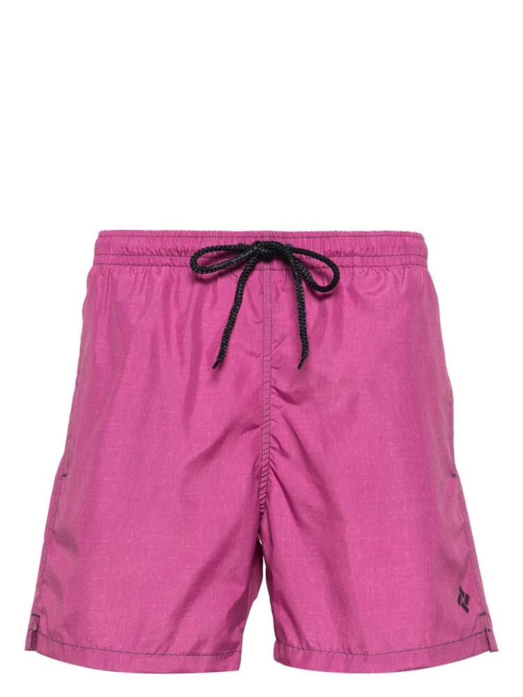 Drumohr logo-print swim shorts - Pink Cover