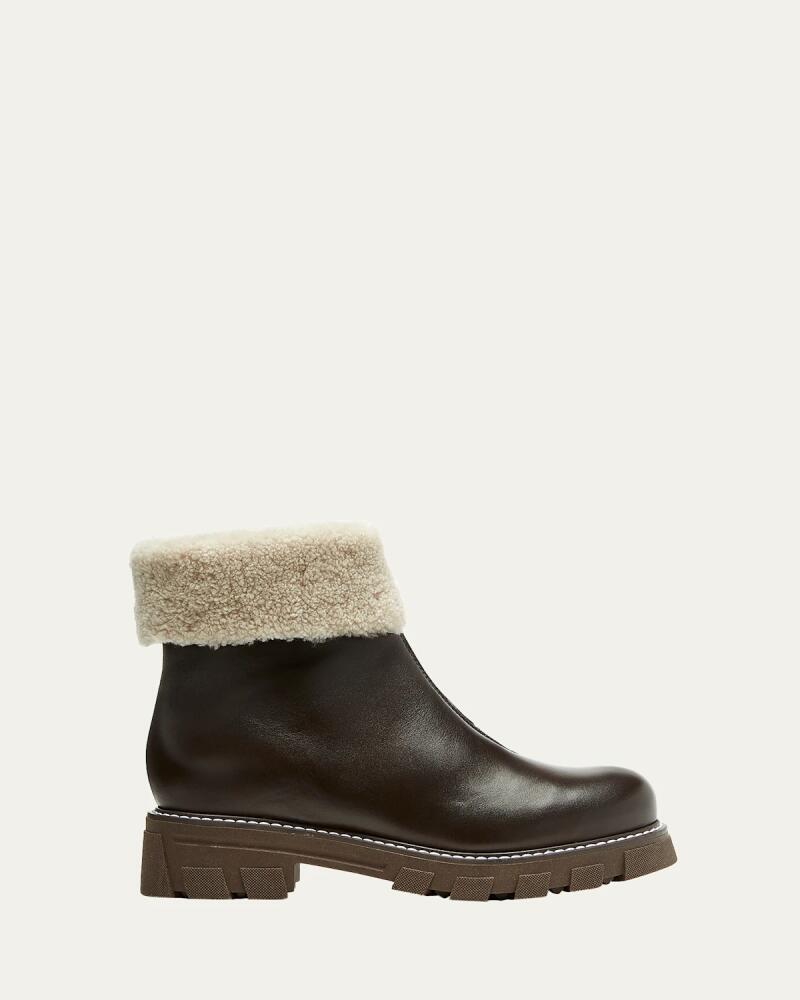 La Canadienne Abba Suede Shearling Waterproof Booties Cover