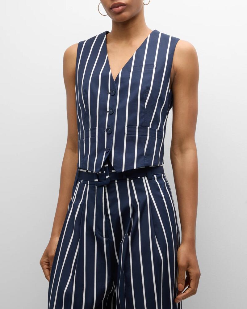 Veronica Beard Bennet Stripe Vest Cover