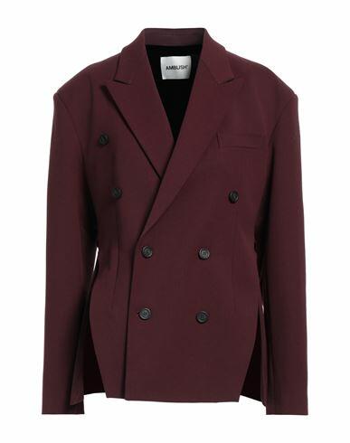 Ambush Woman Blazer Deep purple Polyester, Wool Cover