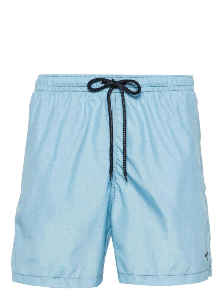 Drumohr logo-print swim shorts - Blue Cover