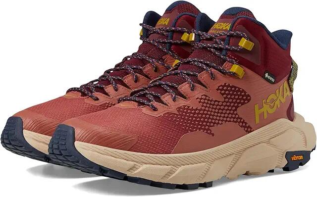 Hoka Men's Trail Code GORE-TEX(r) (Hot Sauce/Shifting Sand) Men's Shoes Cover