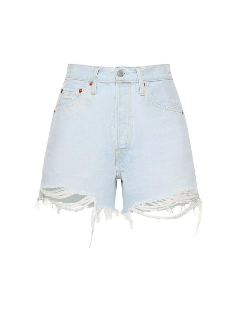 RE/DONE 50s Cotton Denim Cutoff Shorts Cover