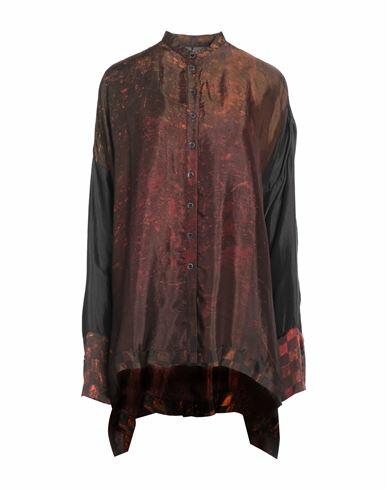 Masnada Woman Shirt Black Viscose Cover