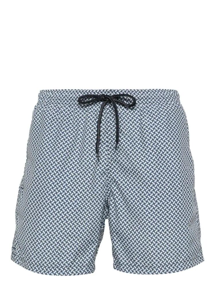 Drumohr logo-print swim shorts - White Cover