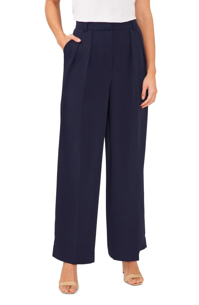 halogen(r) Pleated Boyfriend Pants in Classic Navy Cover