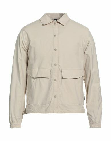 Napapijri Man Shirt Beige Polyester Cover