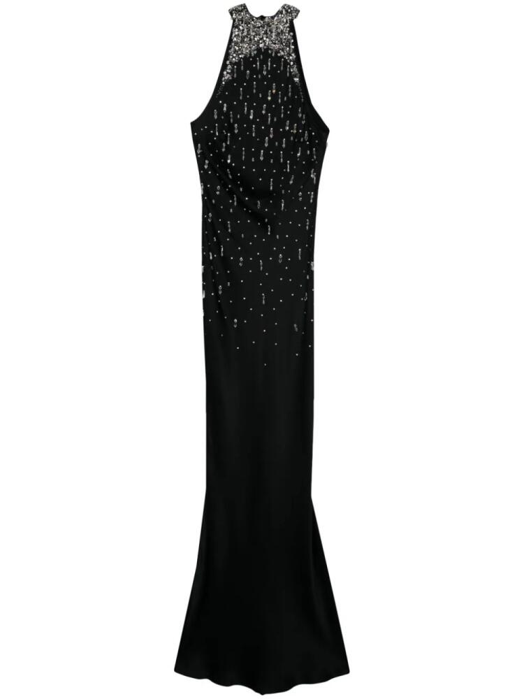 Amen bead-embellished maxi dress - Black Cover