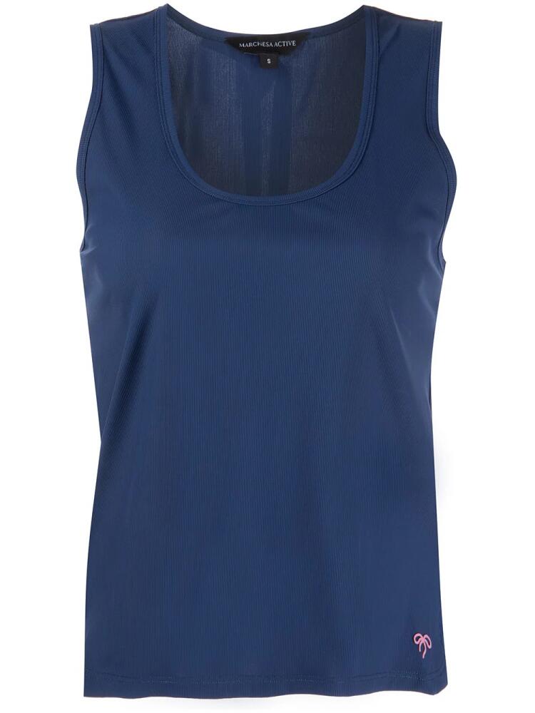 Marchesa Helene active tank top - Blue Cover