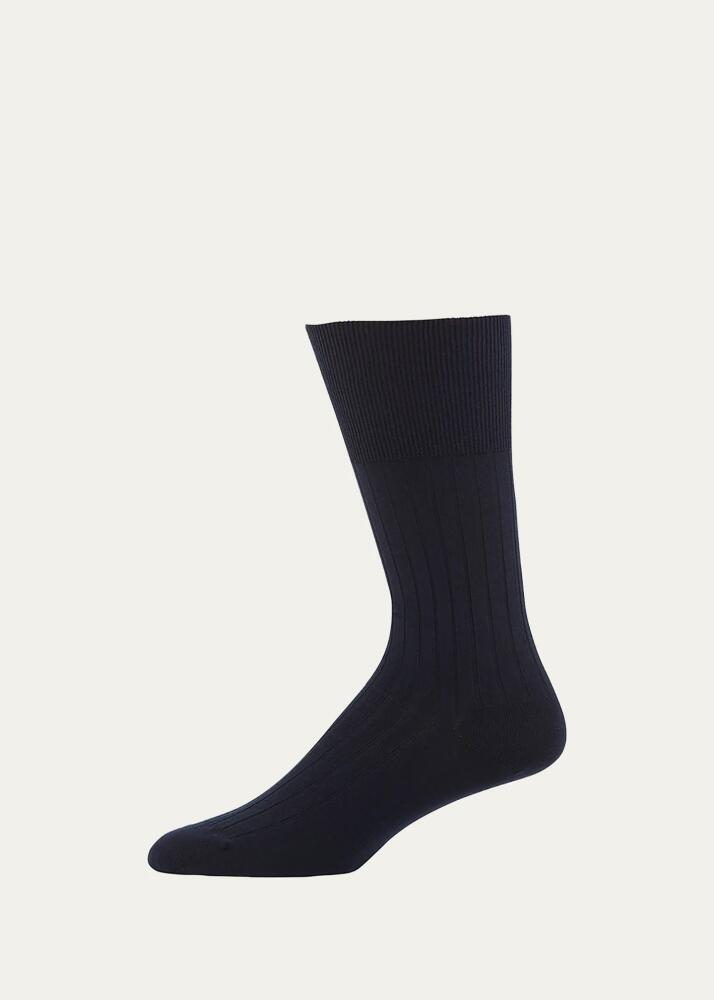 Marcoliani Rib-Knit Cotton Socks Cover