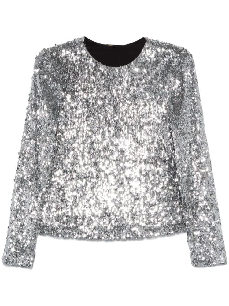 Maje sequinned top - Silver Cover