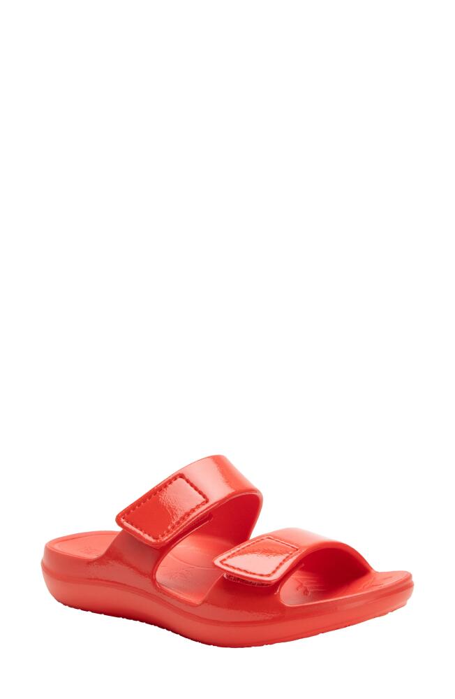 Alegria by PG Lite Orbyt Slide Sandal in Coral Gloss Cover