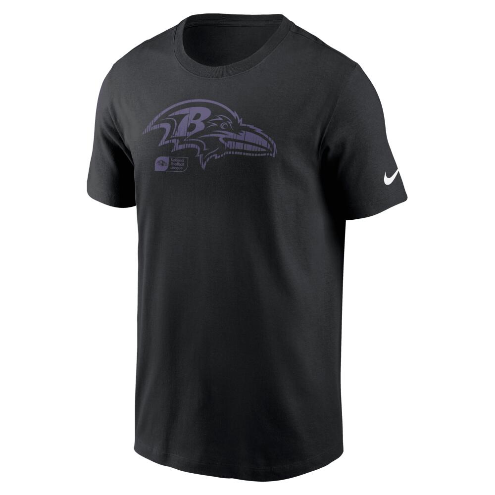 Baltimore Ravens Faded Essential Nike Men's NFL T-Shirt in Black Cover