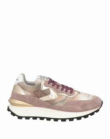 Voile Blanche Woman Sneakers Pastel pink Leather Cover