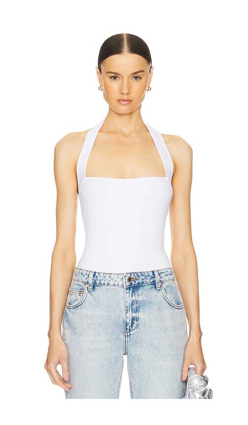 Michael Lauren Brauner Halter Tube Top in White Cover