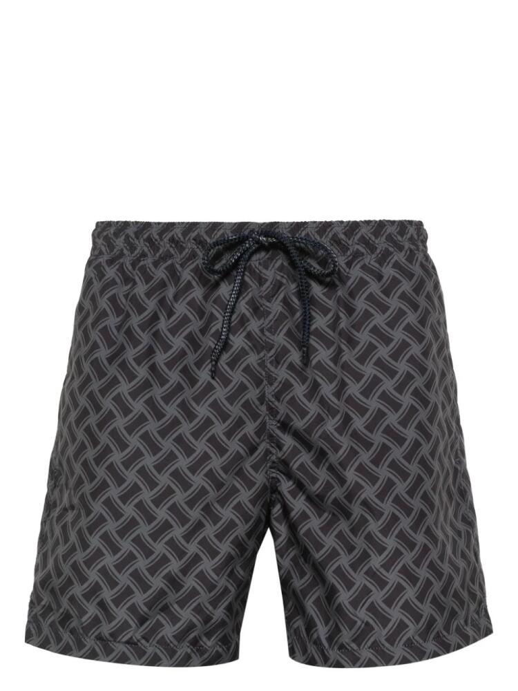 Drumohr logo-print swim shorts - Black Cover