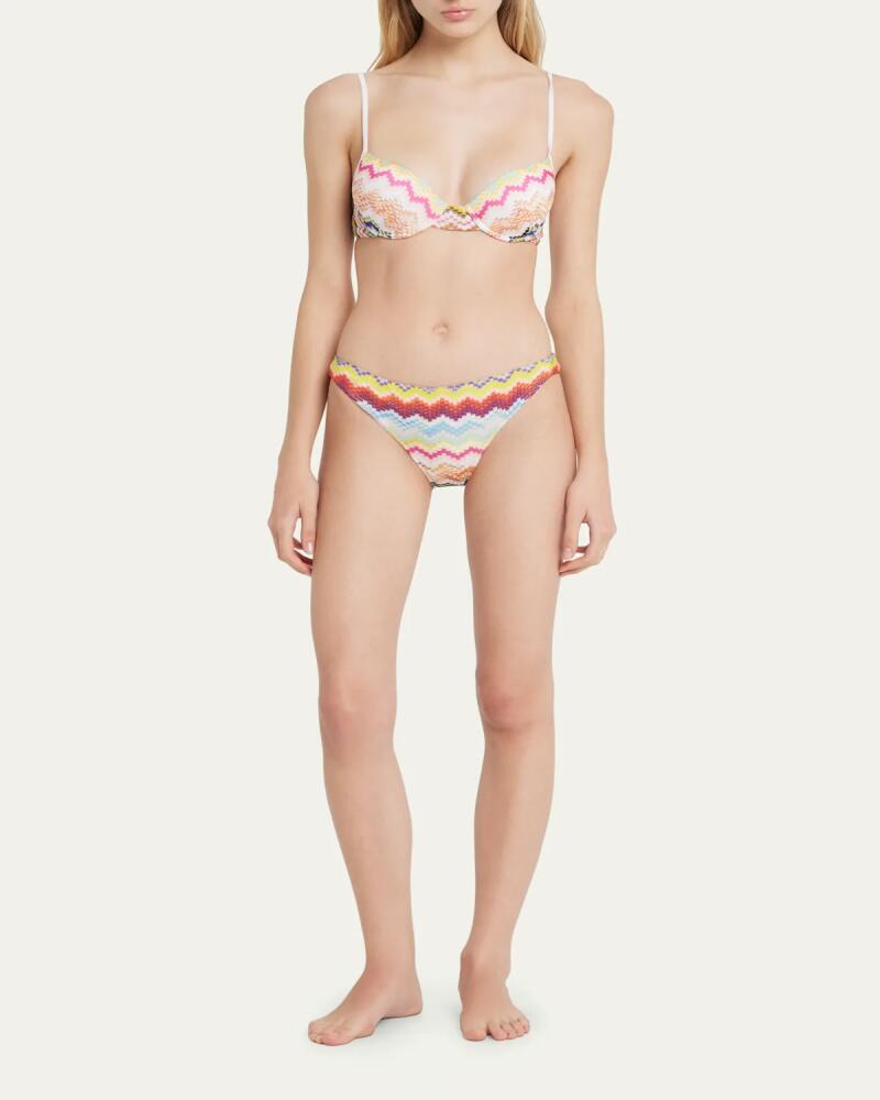 Missoni Chevron Two-Piece Bikini Set Cover