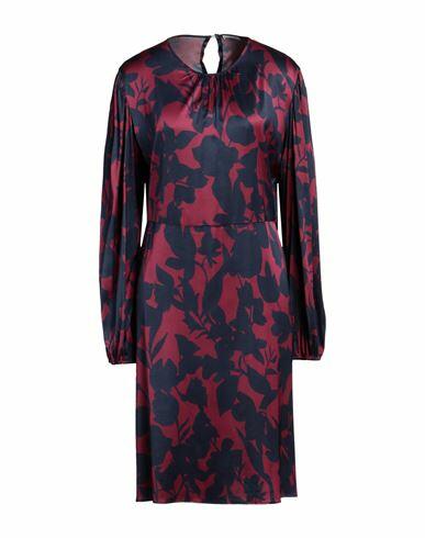 Robert Friedman Woman Midi dress Navy blue Viscose, Elastane Cover