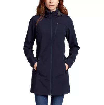 Eddie Bauer Women's Rocky Pass Trench Coat Cover