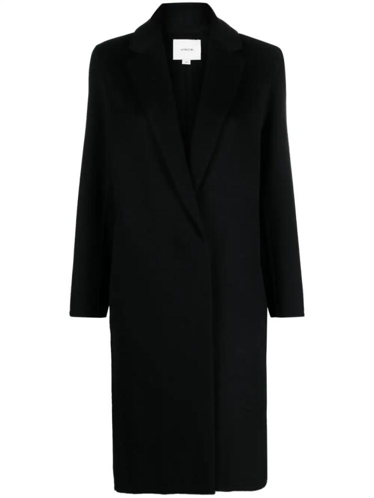 Vince notched-lapel trench coat - Black Cover