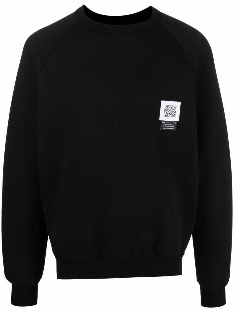 Fumito Ganryu side-zips cotton-blend sweatshirt - Black Cover