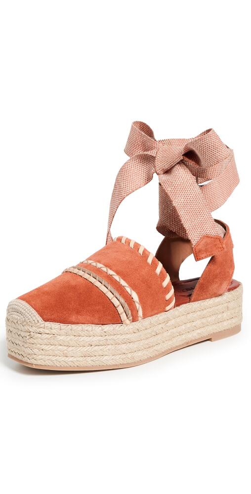 Ulla Johnson Stitch Detail Espadrilles Dark Orange Cover