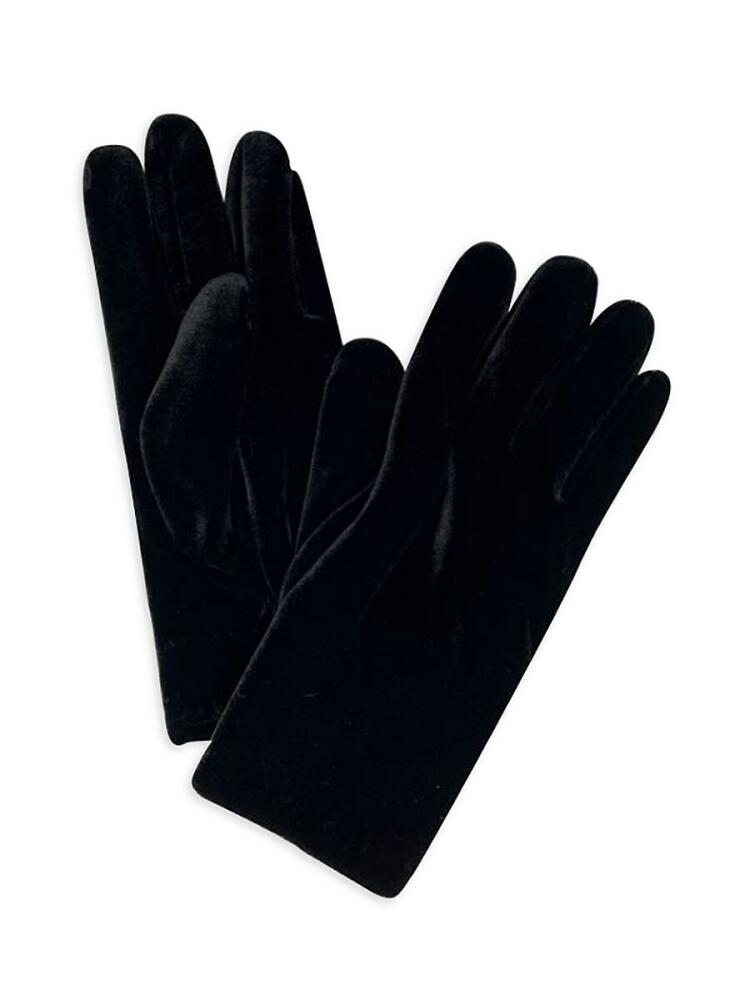 MARCUS ADLER Women's Velvet Gloves - Black Cover