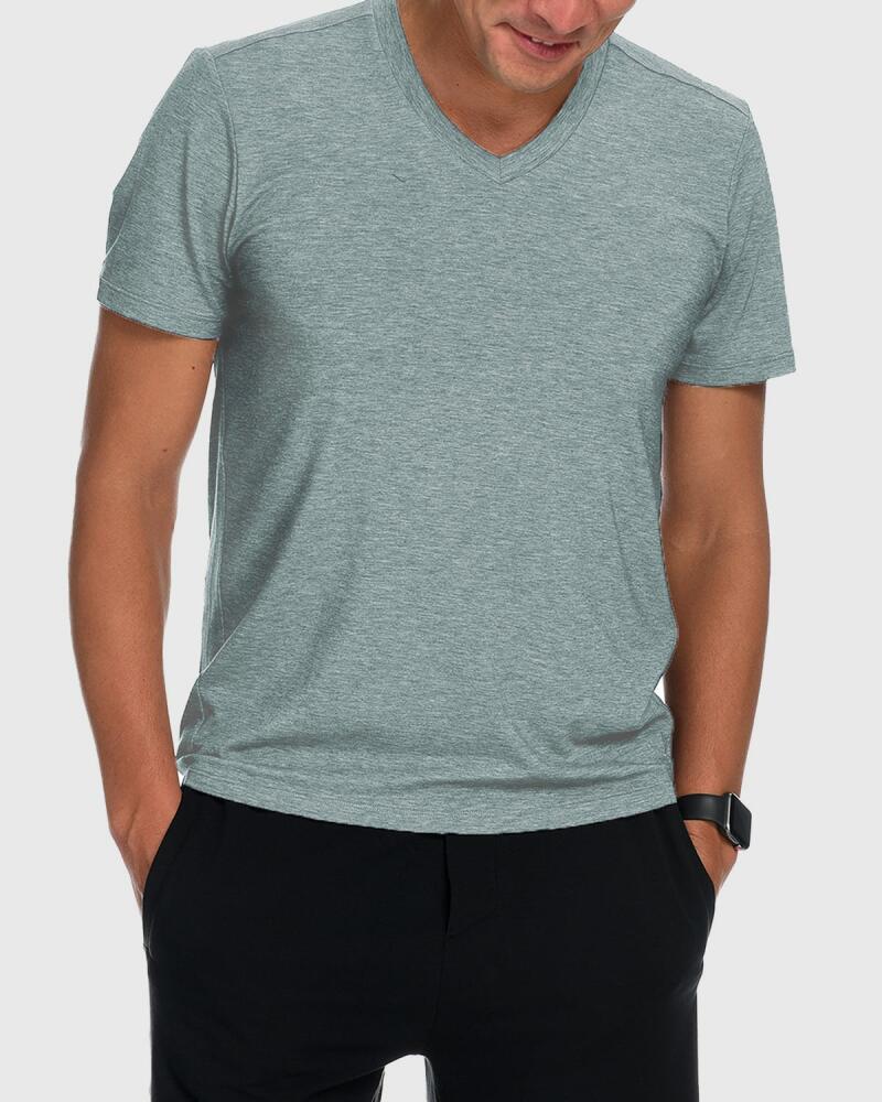 Fisher + Baker Men's Mission V-Neck Performance T-Shirt Cover