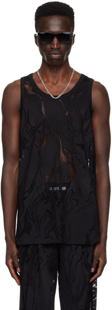 LGN Louis Gabriel Nouchi Black Marbled Tank Top Cover