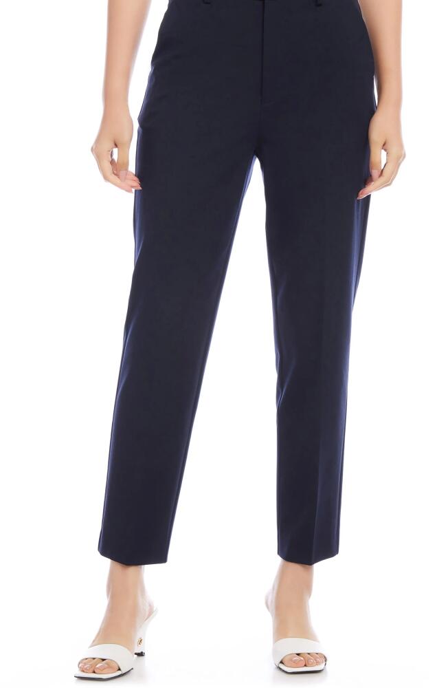 Karen Kane High Waist Ankle Pants in Navy Cover