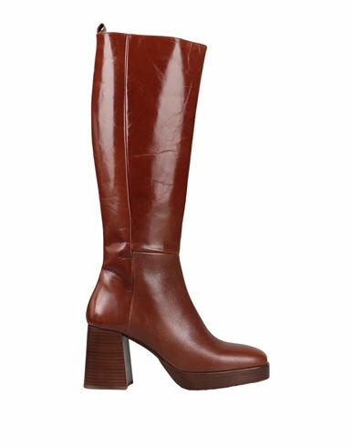 Elvio Zanon Woman Boot Tan Soft Leather Cover