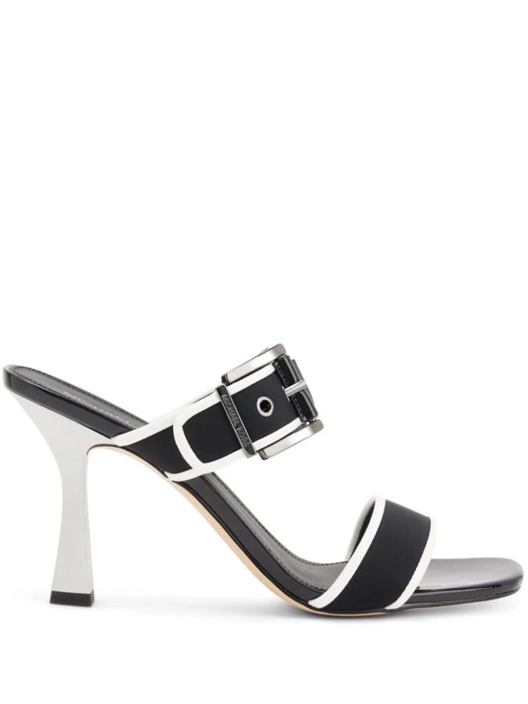 Michael Kors Colby buckle leather sandals - Black Cover