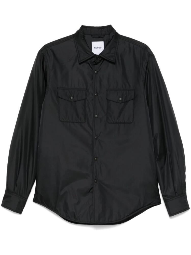 ASPESI press-stud shirt jacket - Black Cover