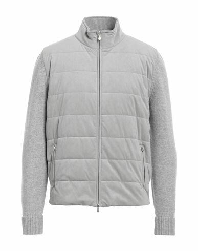 Gran Sasso Man Jacket Light grey Virgin Wool Cover