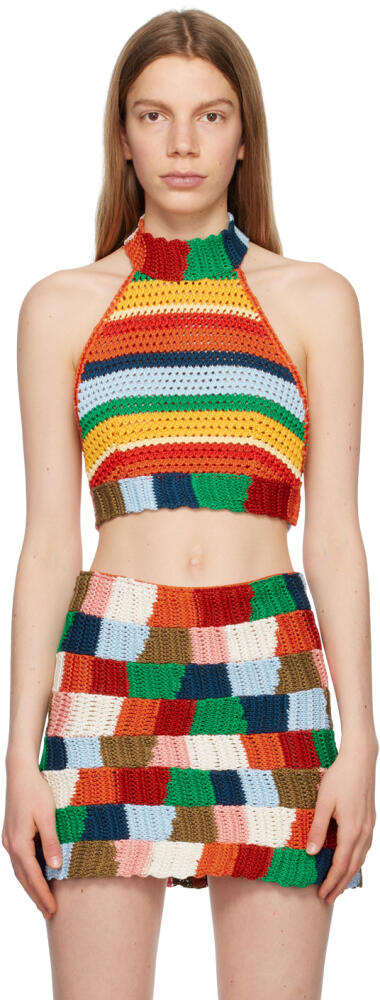 Marni Multicolor No Vacancy Inn Edition Striped Tank Top Cover