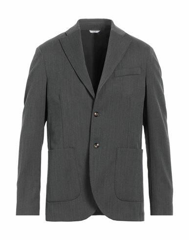 Cruna Man Blazer Lead Virgin Wool, Polyester, Elastane Cover