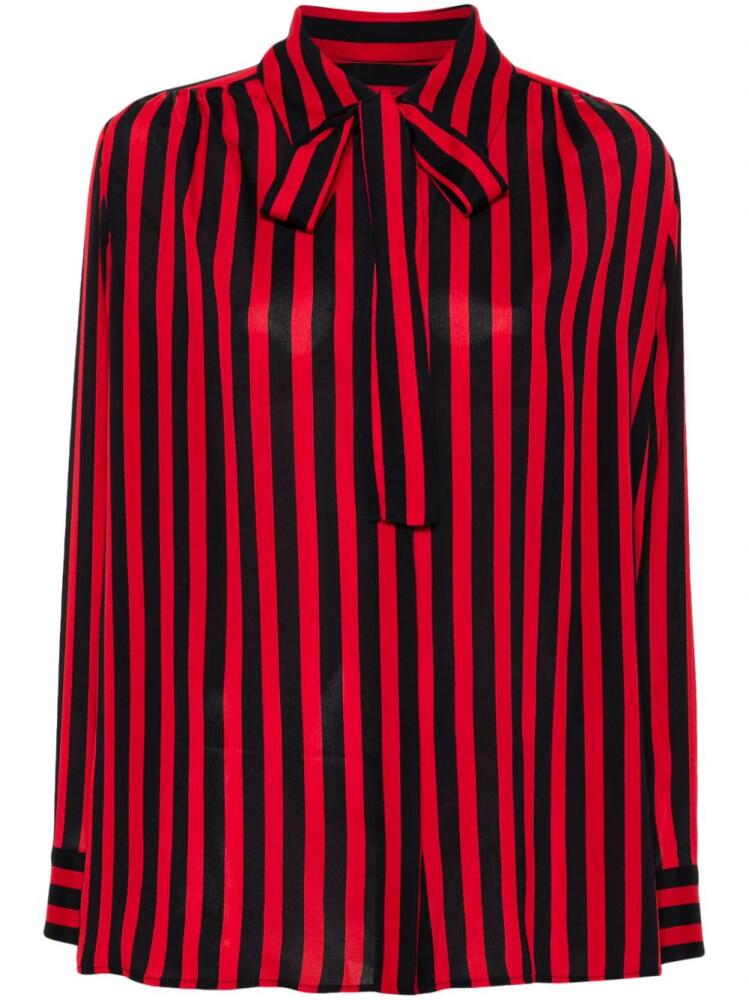 MSGM stripped shirt - Black Cover