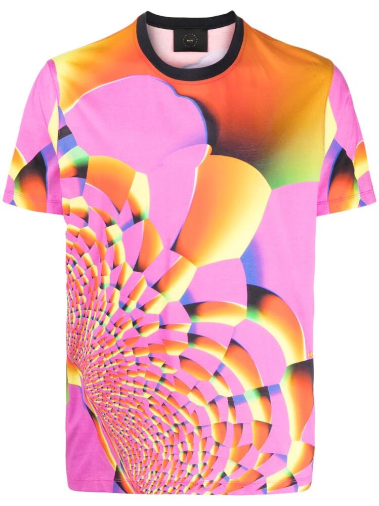 Limitato graphic-print T-shirt - Pink Cover