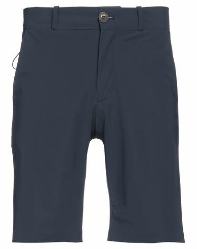 Rrd Man Shorts & Bermuda Shorts Navy blue Polyamide, Elastane Cover