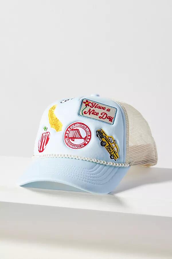 Coney Island Picnic Patchwork Trucker Hat Cover