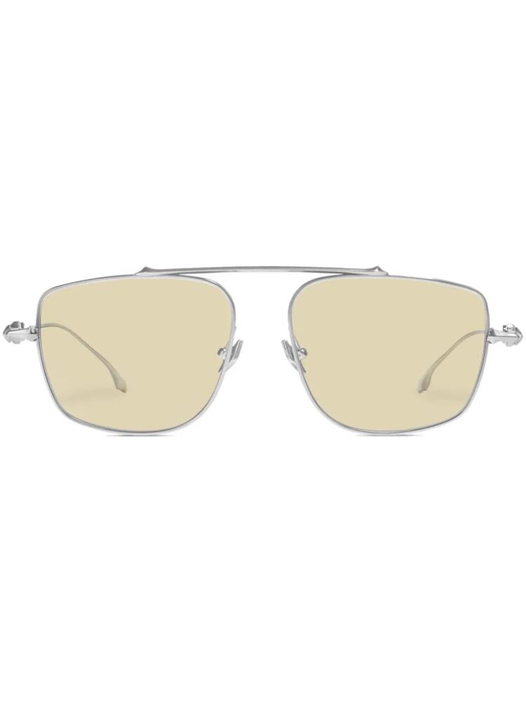 Gentle Monster Martin 02 square-frame glasses - Silver Cover