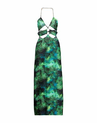 4giveness Woman Maxi dress Green Polyester, Elastane Cover